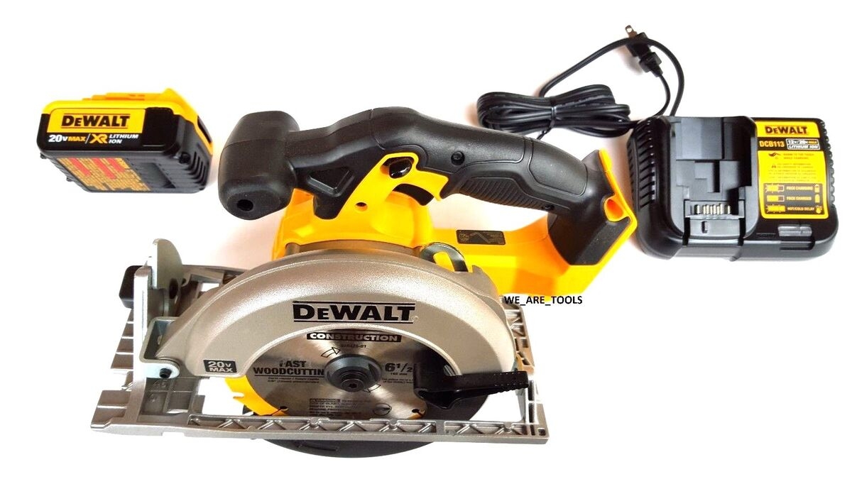 Dewalt DCS391 20V Circular Saw 1 DCB204 4 0 Battery 1 Charger Max 20 Volt EBay