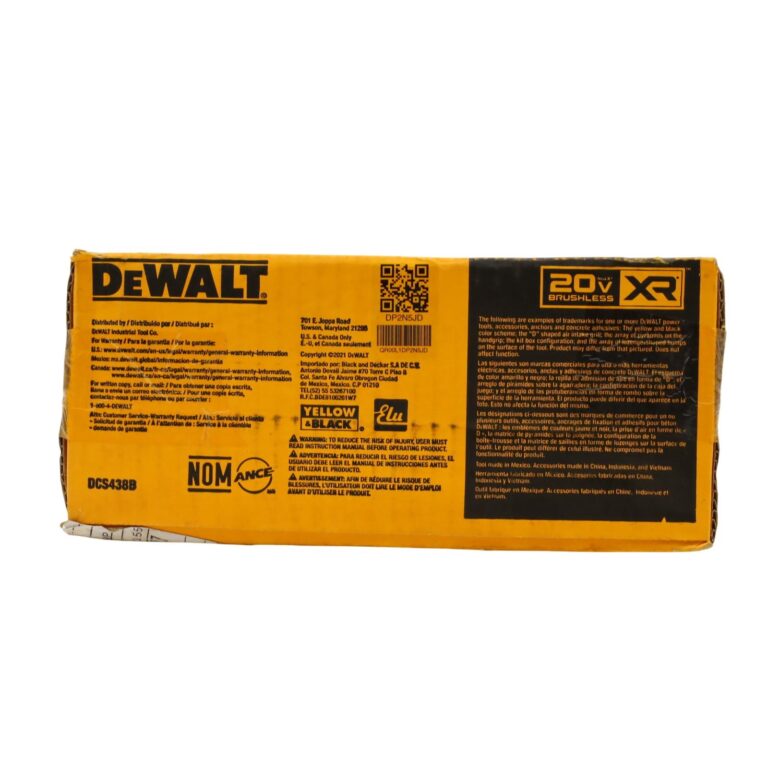 DeWalt DCS438B 20V XR Lithium Ion Brushless 3