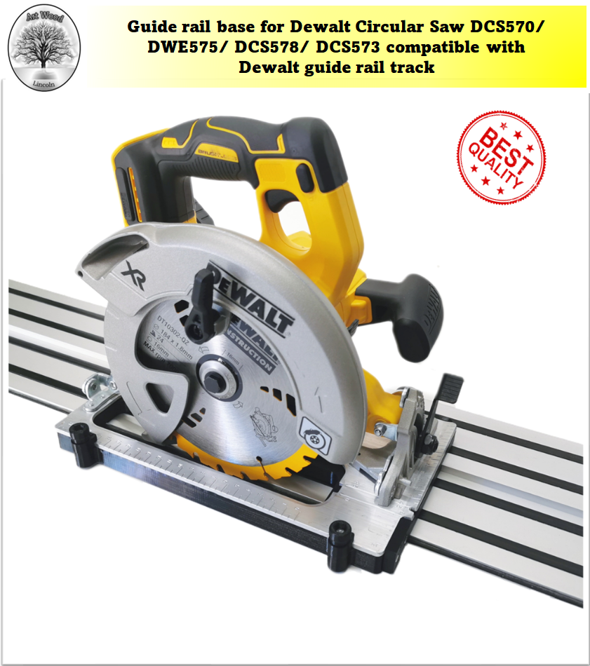 Dewalt DCS570 DWE575 DCS575 DCS578 DCS573 Base Circular Saw Guide Rail Track