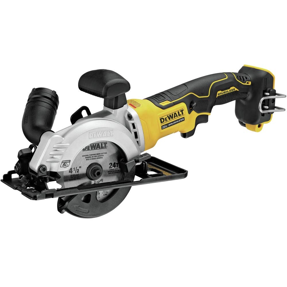 Dewalt DCS571B DCB240 BNDL ATOMIC 20V MAX Brushless 4 1 2 In Circular Saw And 4 Ah Compact Lithium Ion Battery Amazon