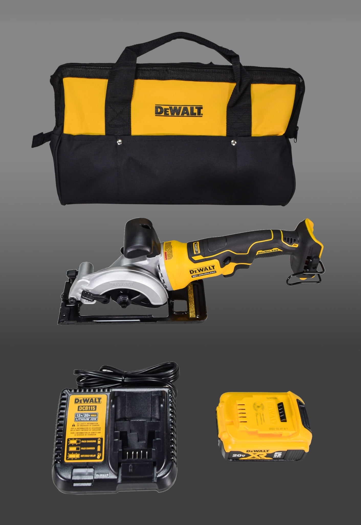 Dewalt DCS571P1 ATOMIC 20V MAX Cordless Brushless 4 1 2