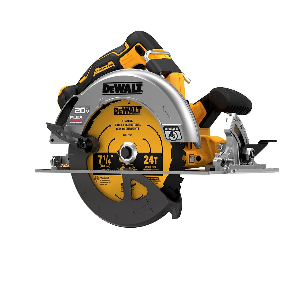 DEWALT DCS573B 20V MAX 7 1 4 In Brushless Cordless Circular Saw With FLEXVOLT ADVANTAGE Tool Only Amazon
