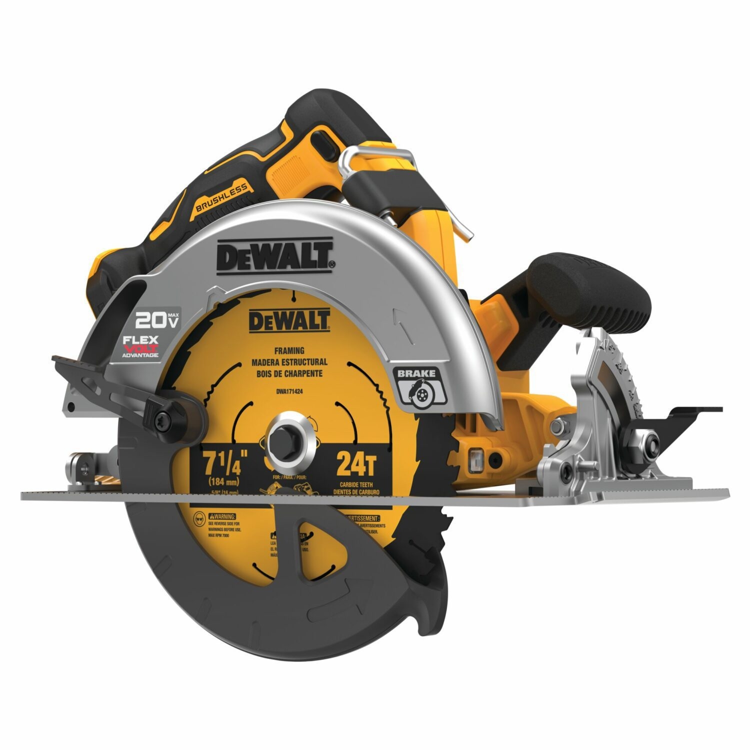 DeWALT DCS573B 7 1 4in Brushless Cordless Circular Saw Tool Only