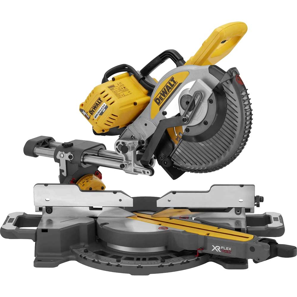 DeWalt DCS727 54v XR Flexvolt Cordless Brushless Mitre Saw 250mm Mitre Saws