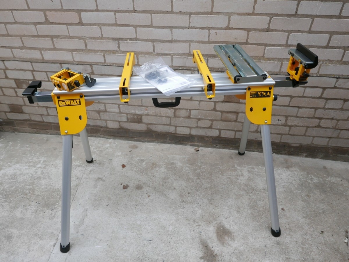 DEWALT DE7033 SHORT BEAM MITRE SAW TRACK LEG STAND DE7027 ROLLER SUPPORT EBay