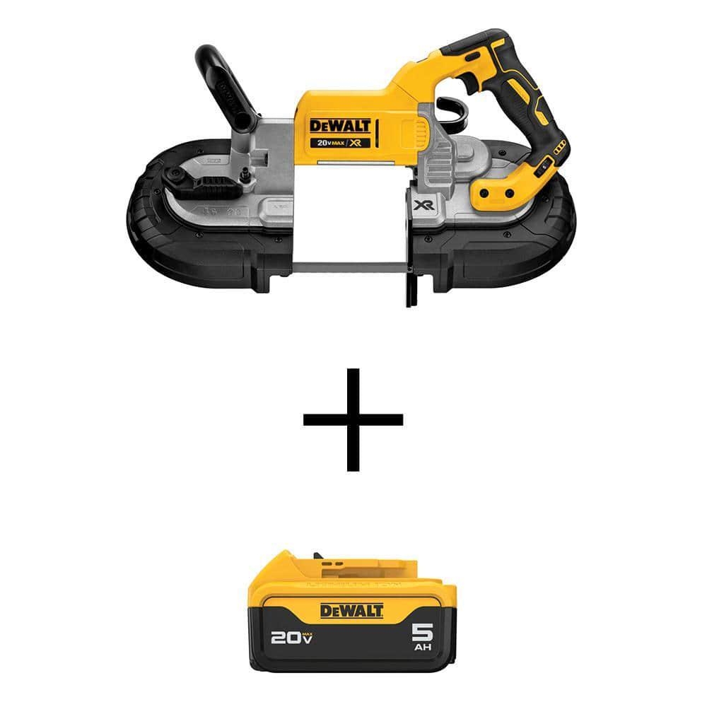 DEWALT Deep Cut Band Saw 20V MAX Li Ion Brushless Variable Speed W 5Ah Battery EBay
