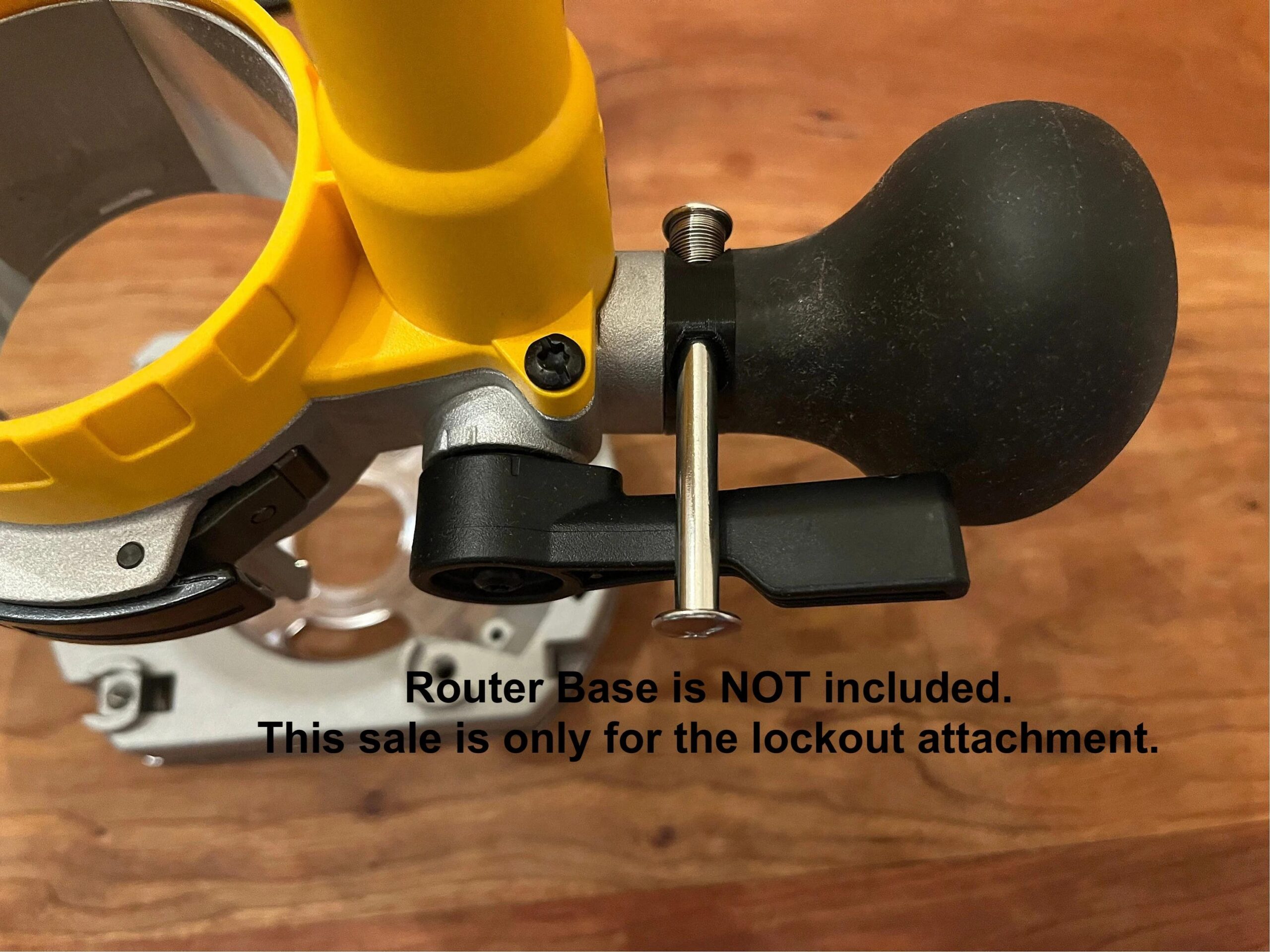 DeWalt DNP612 Plunge Base Router Plunge Action Lockout