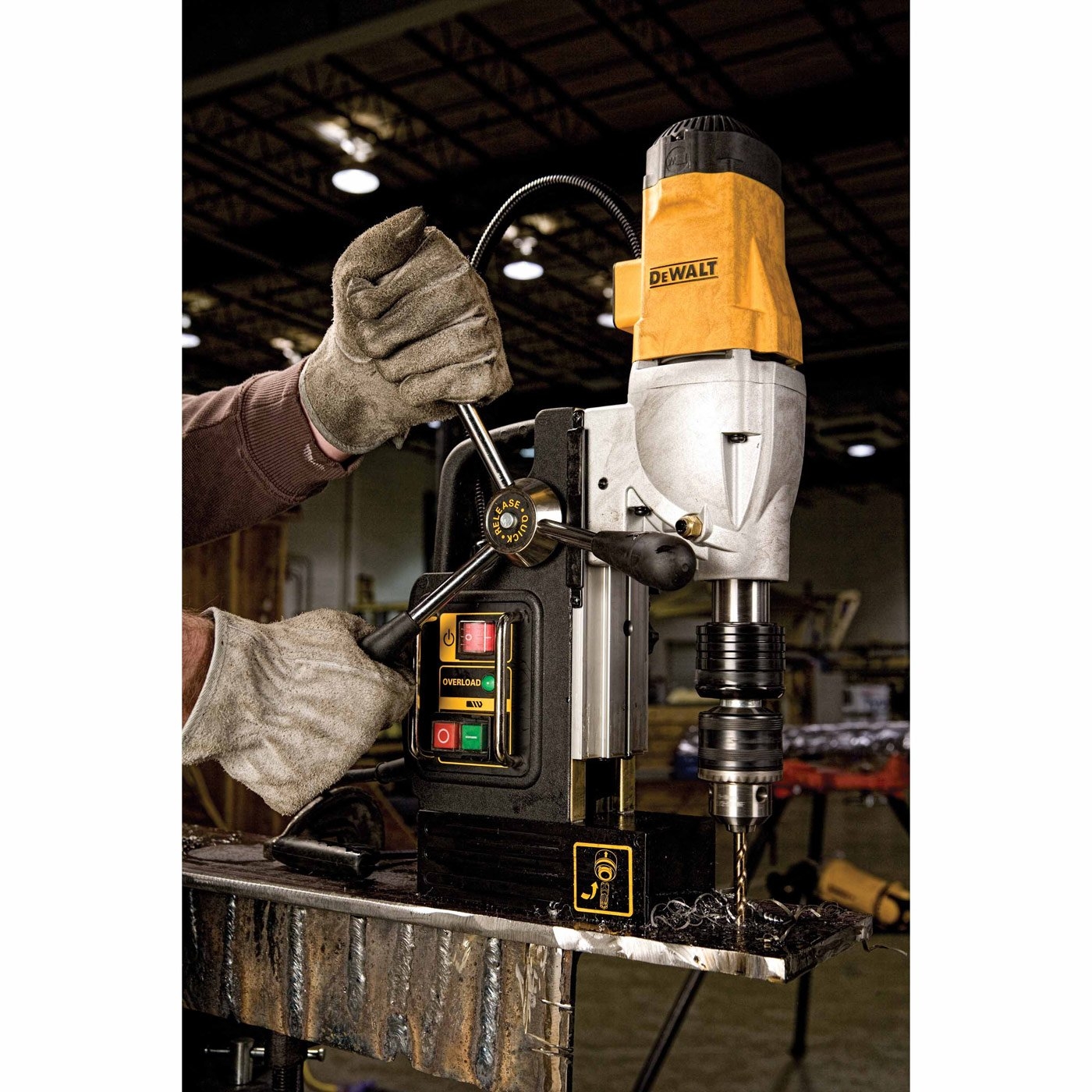 DEWALT Drill Press Magnetic 2 inch 10 Amp With 2 Speed Setting DWE1622K Amazon