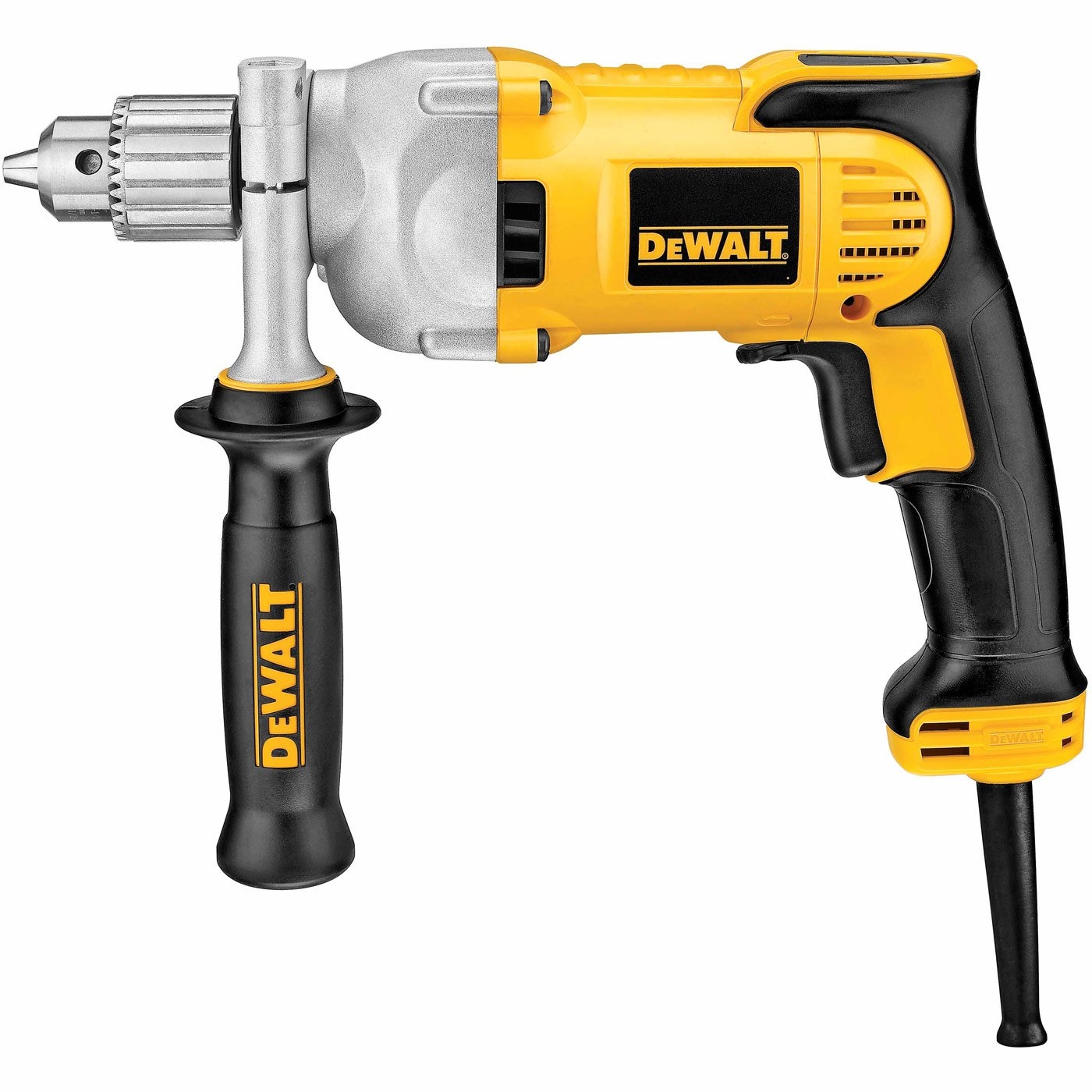 DEWALT Drill Variable Speed Reversible Pistol Grip Anti Lock Control 1 2 Inch 10 5 Amp DWD220 Yellow Power Pistol Grip Drills Amazon