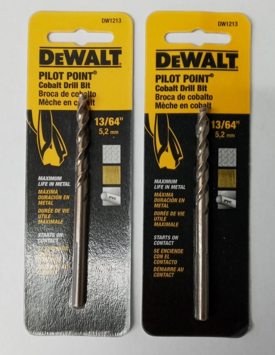 dewalt cobalt drill bits