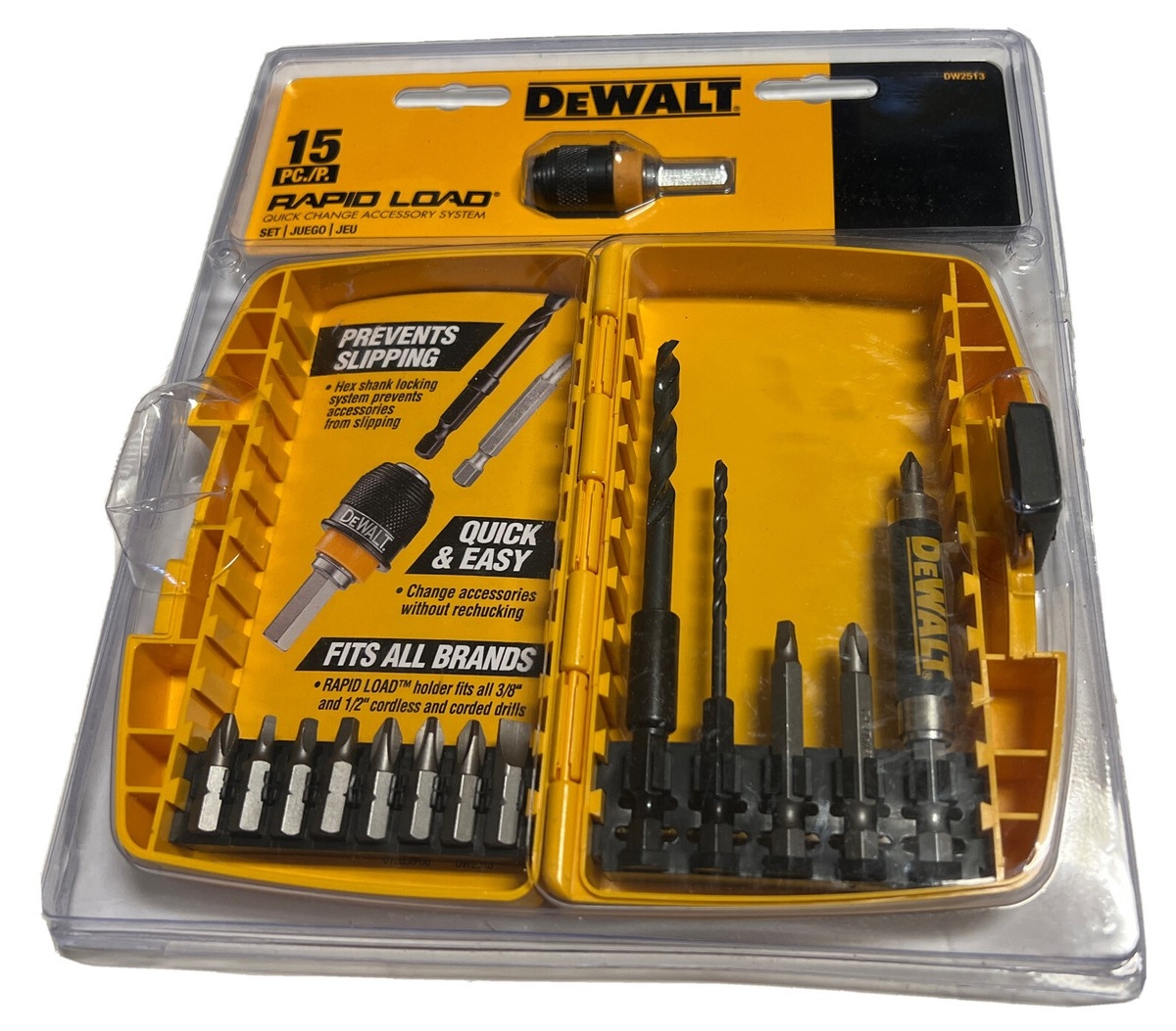 DeWalt DW2513 15 Piece Rapid Load Set