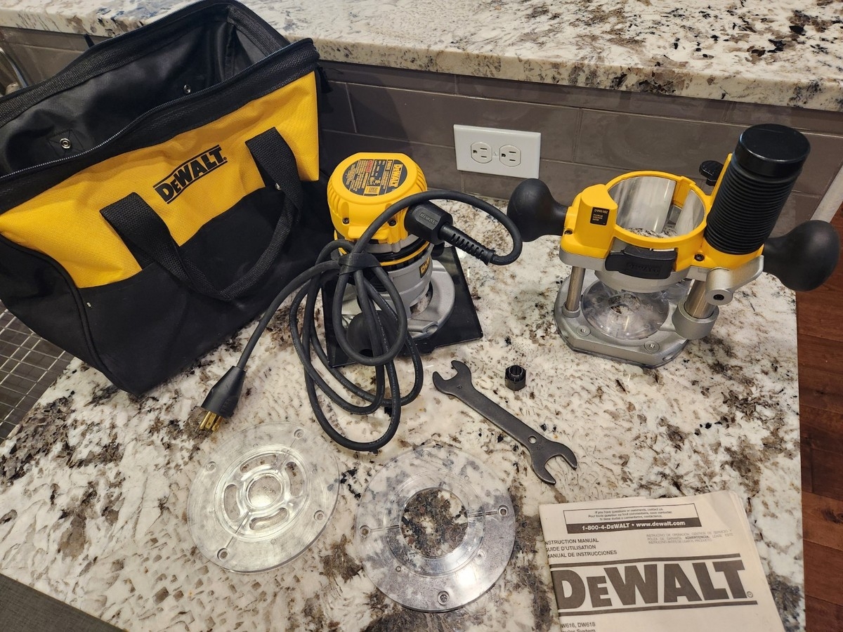 dewalt router plunge base