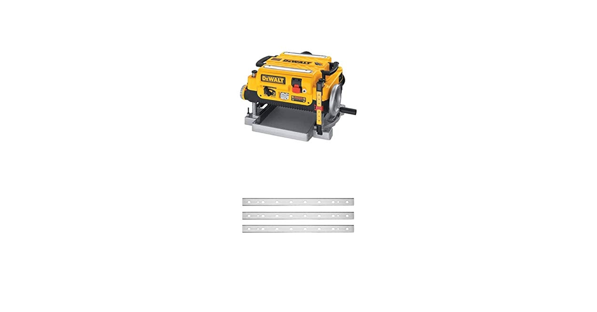 DEWALT DW735 13 Inch Two Speed Thickness Planer With DEWALT DW7352 Replaceable Knives For DW735 13 Inch Planer Amazon