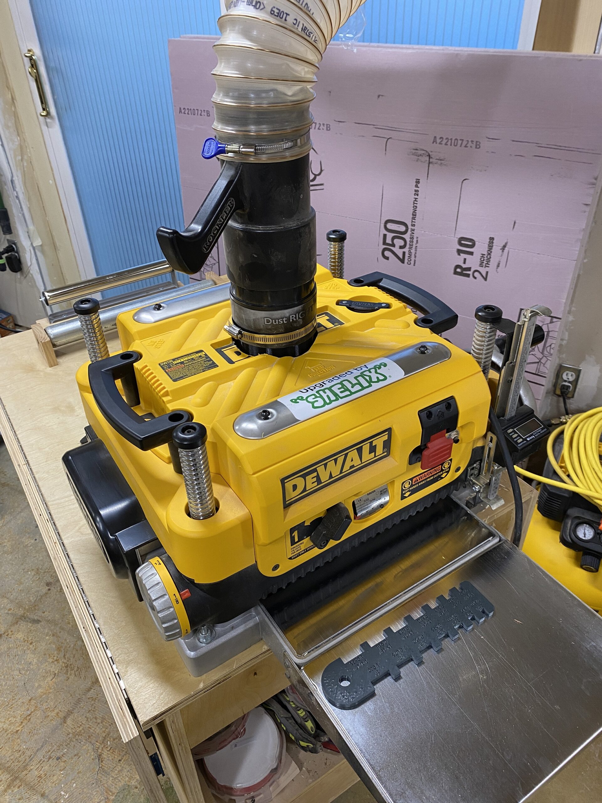 Dewalt DW735 Planer Dust Collection Kit Over the top 4