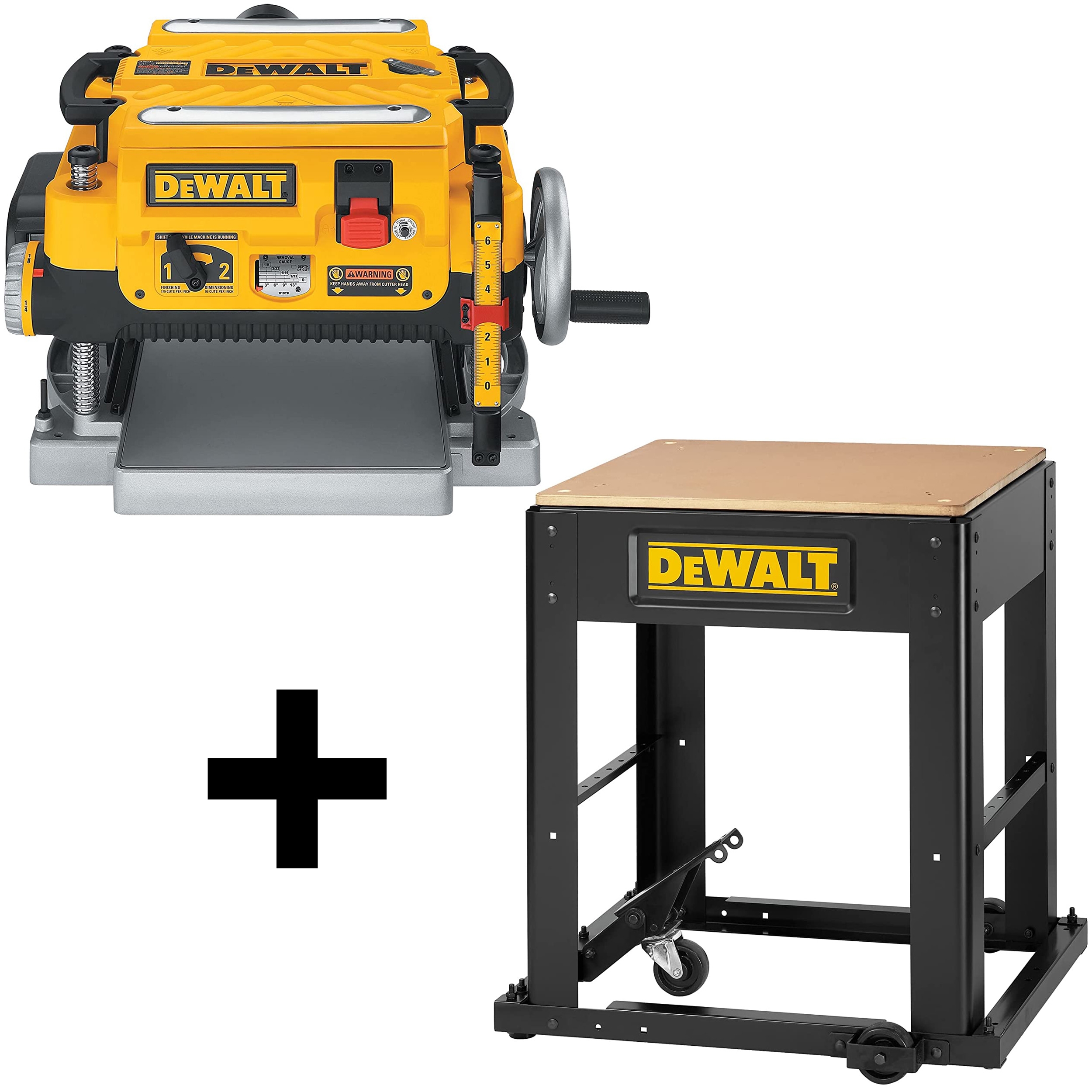 DEWALT DW735S 13 Portable Thickness Planer Heavy Duty Stand With Integrated Mobile Base Adam s Tarp U0026 Tool Ltd