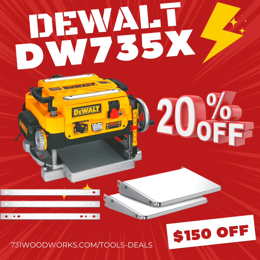 DeWALT DW735X 20 Off On A Black Friday Deal 731 Woodworks