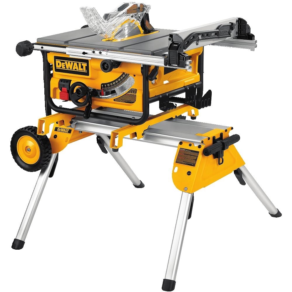 DeWalt DW745 Compact Job Site Table Saw With Site Pro Modular Guarding System 10 