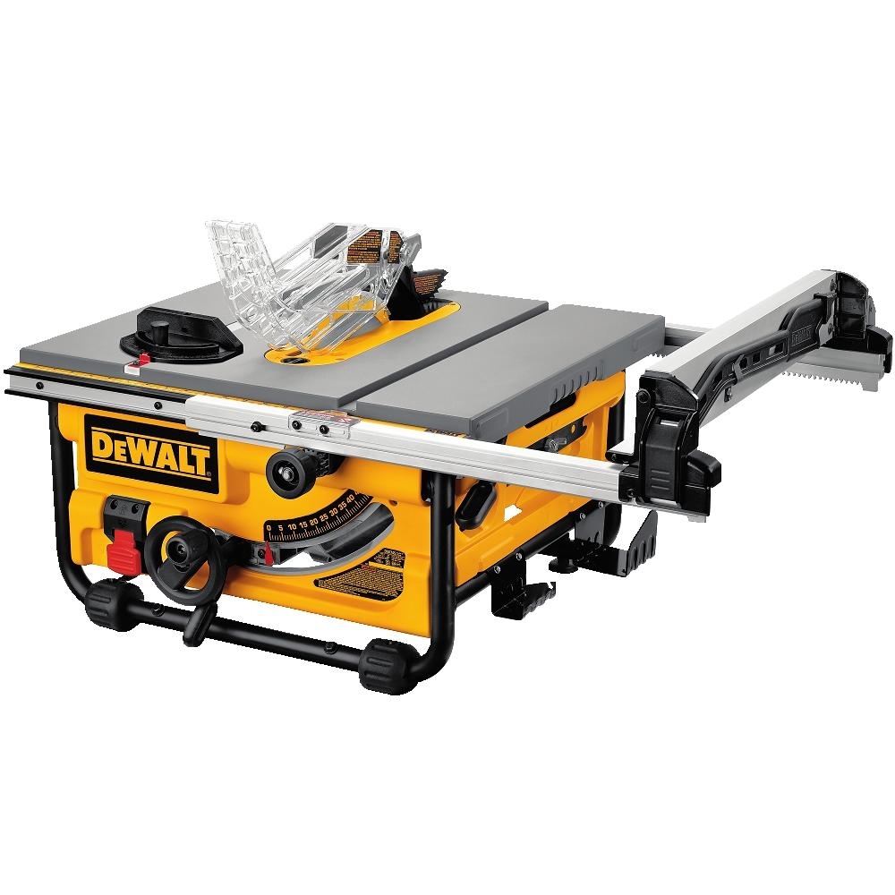 DeWalt DW745 Compact Job Site Table Saw With Site Pro Modular Guarding System 10 