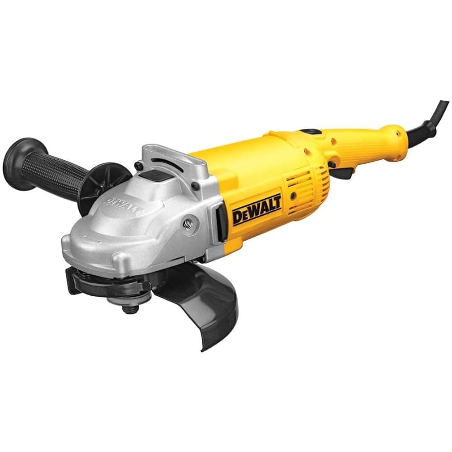 DEWALT DWE4517 7 Inch 8 500 Rpm 4 HP Angle Grinder Yellow Power Angle Grinders Amazon