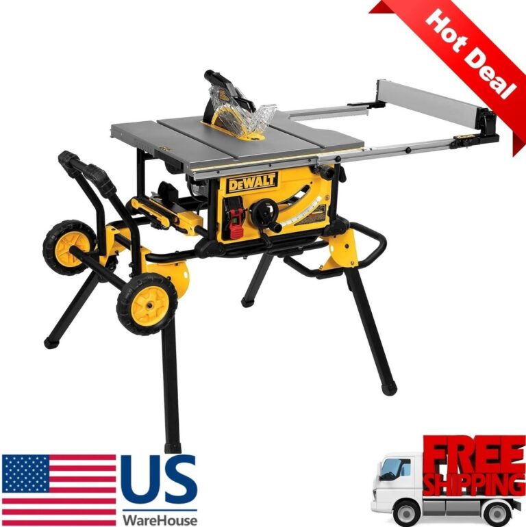 DEWALT DWE7491RS 15 Amp Corded 10 In Job Site Table Saw With 