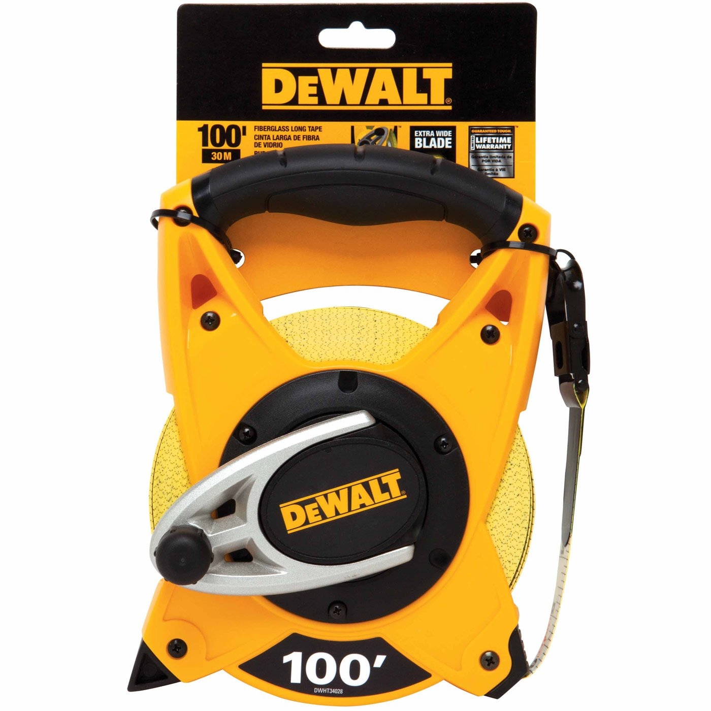 DEWALT DWHT34028 100 Foot Open Reel Long Tape Tape Measures Amazon