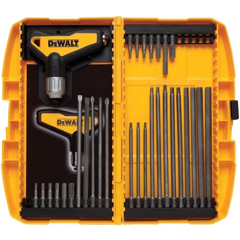 DeWalt DWHT70265 31 Piece Ratcheting T Handle Hex Key Set