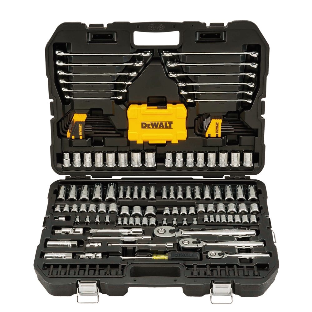 DeWALT DWMT73803 168 Piece Mechanics Tool Kit And Socket Set