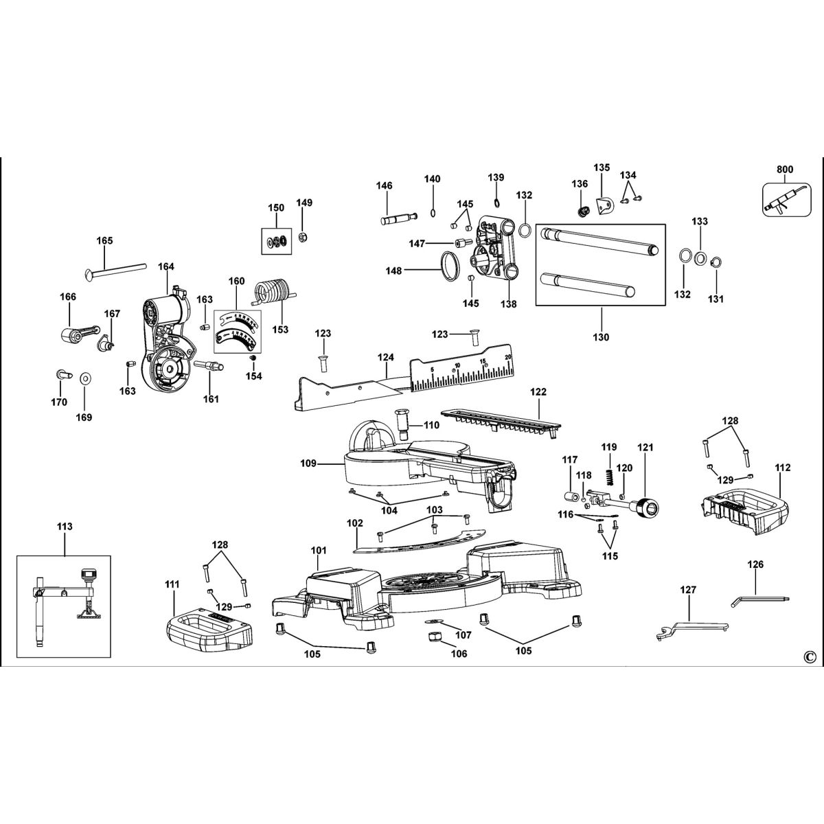 dewalt mitre saw parts