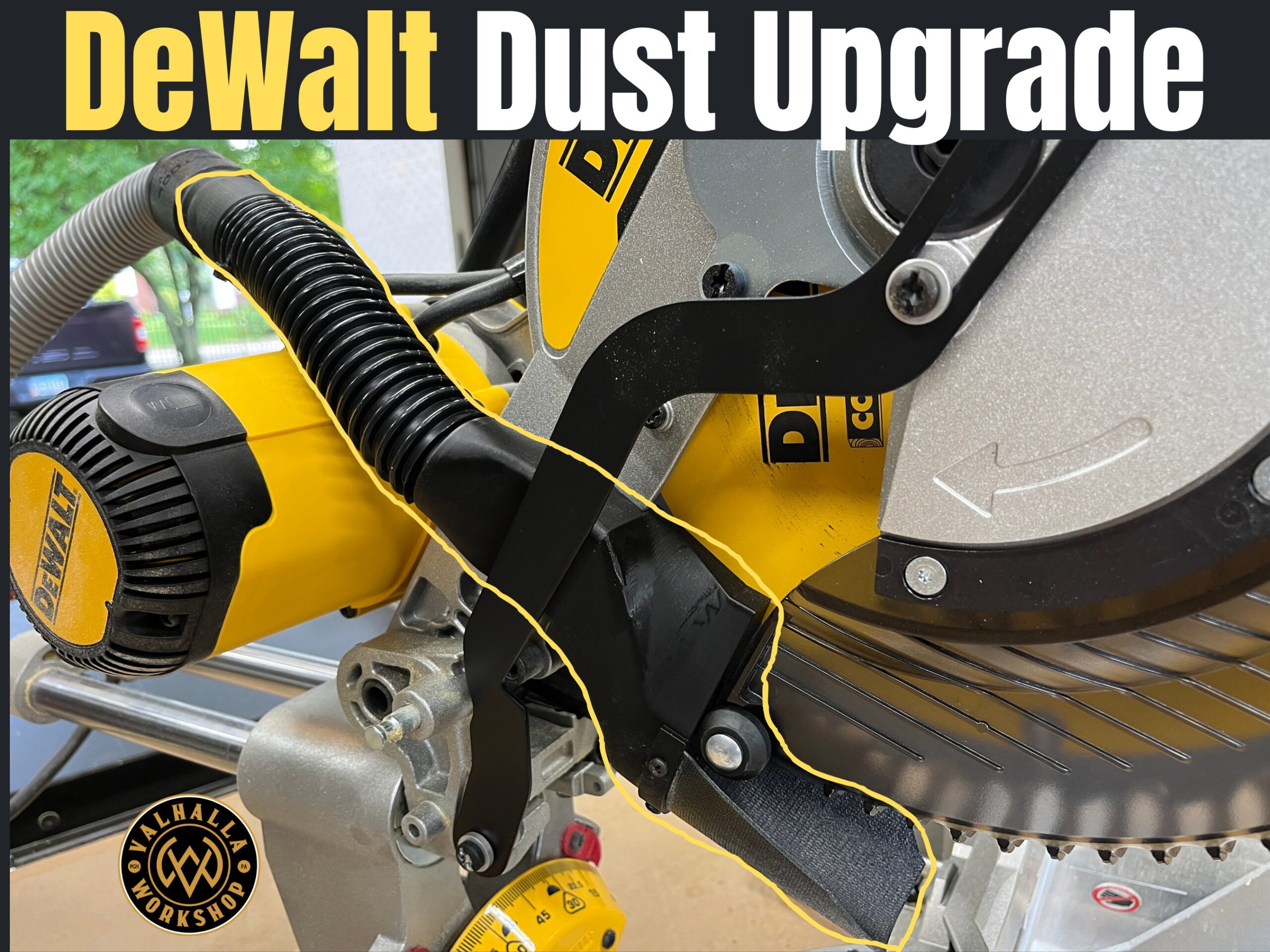 Dewalt DWS779 780 Dust Collection Upgrade For Miter Saws 