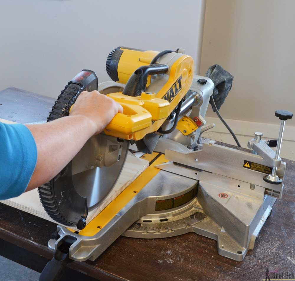 dewalt 12 in miter saw setup
