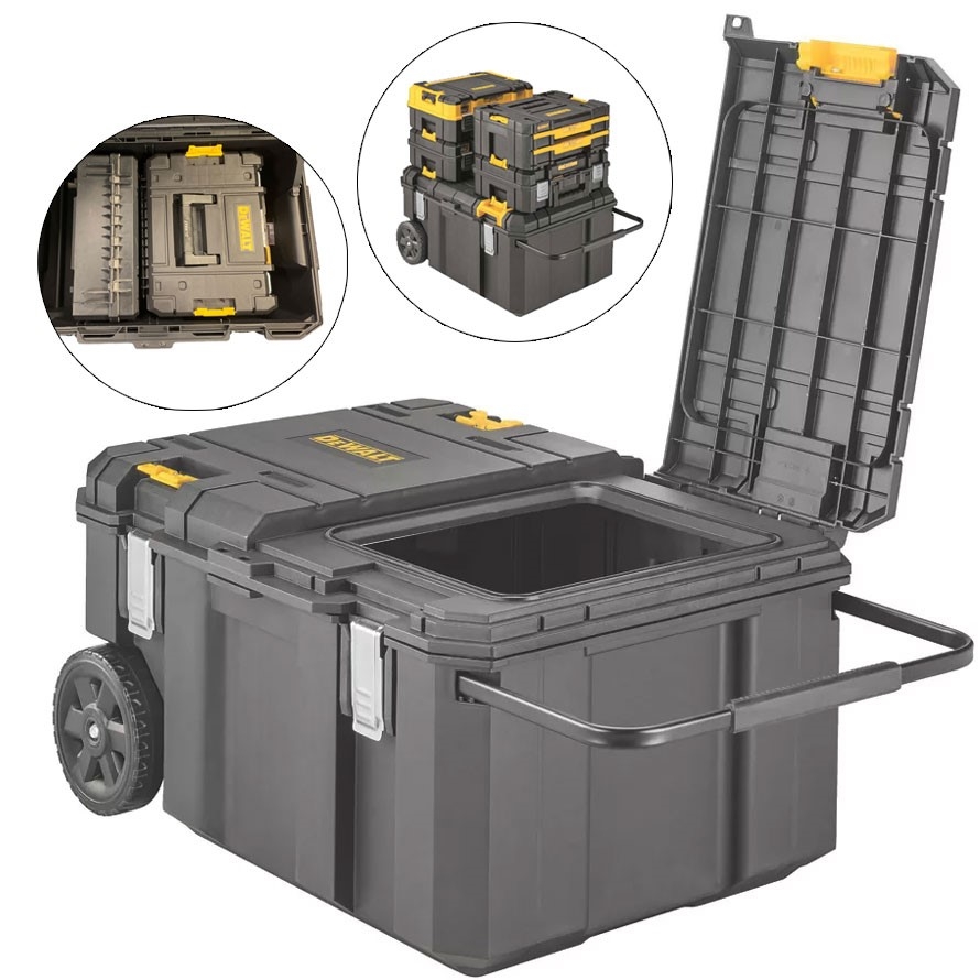 Dewalt DWST17871 1 TSTAK Rolling Job Chest IP54 Toolchest Tool Box Stackable 3253561178719 EBay