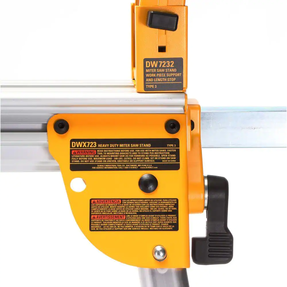 DEWALT DWX723 29 Lbs Heavy Duty Miter Saw Stand With 500 Lbs 