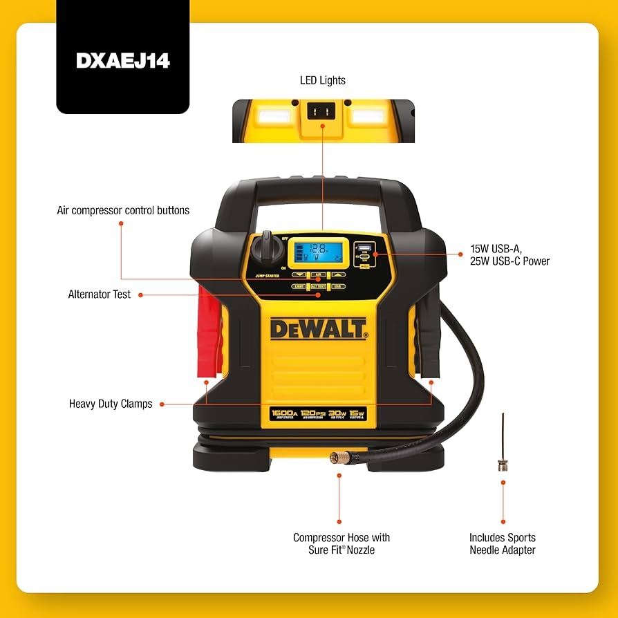 DEWALT DXAEJ14 Type3 Digital Portable Power Amazon