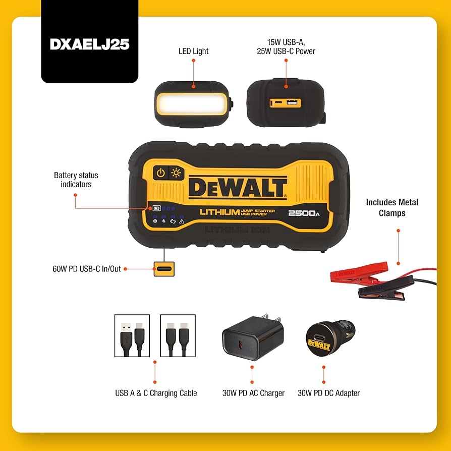dewalt lithium jump starter
