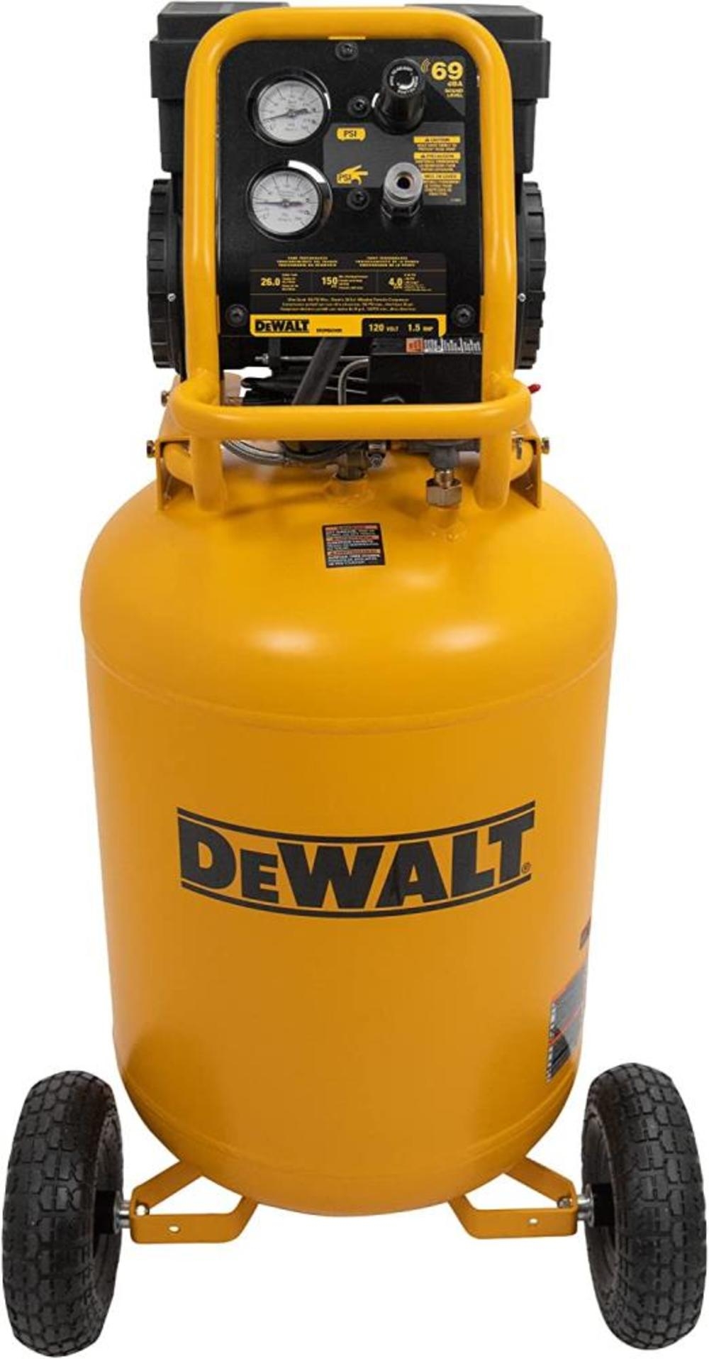 DeWalt DXCMSAC260 26 Gal 175 Psi Ultra Quiet Portable Electric Air Compressor