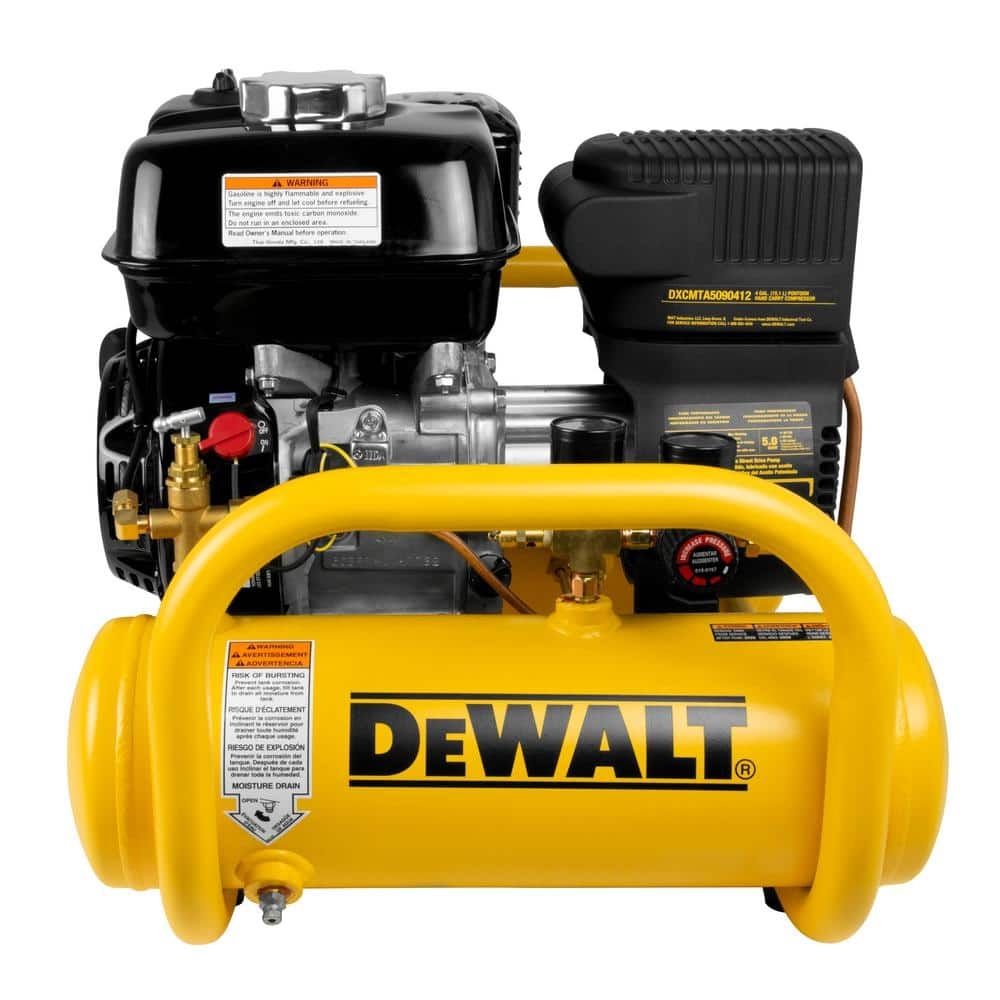 DeWalt DXCMTA5590412 Honda GX 4 Gallon Oil Free Pontoon Air Compressor