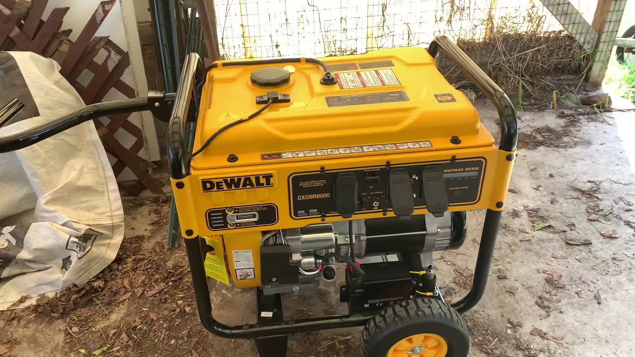 Dewalt DXGNR8000 8000 10000W Portable Generator