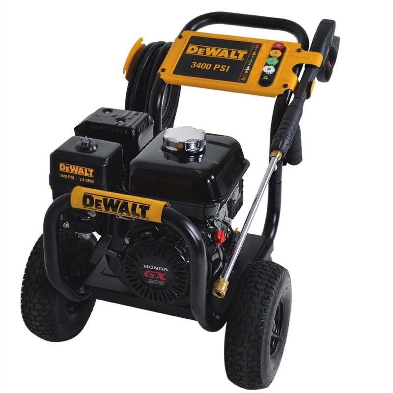 Dewalt DXPW3425 Honda Gx200 3400 Psi 25 Gpm Gas Pressure Washer Atlantic Hardware Supply