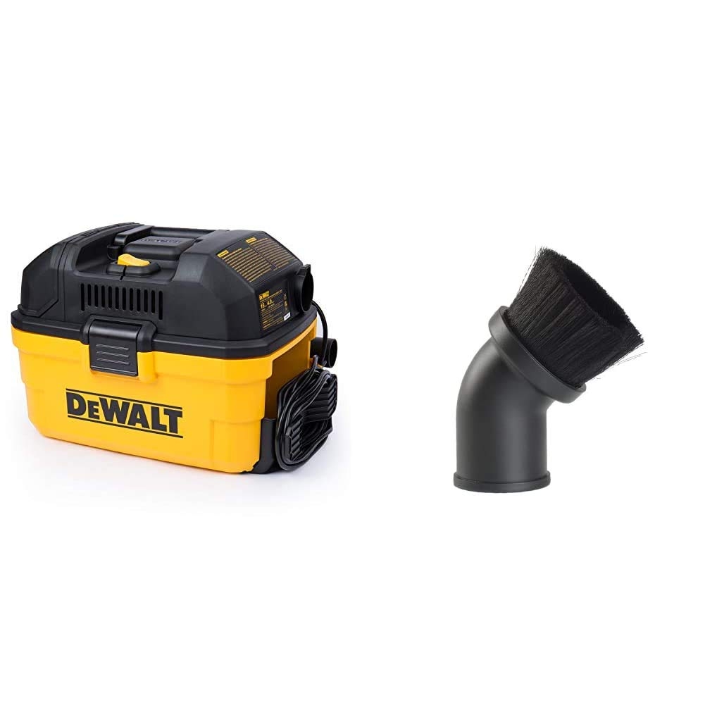 DEWALT DXV04T Portable 4 Gallon Wet Dry Vaccum Yellow And 