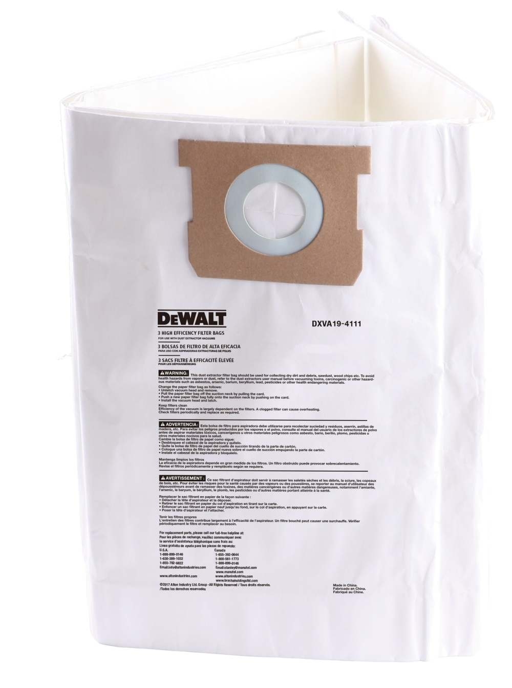 dewalt shop vac bags