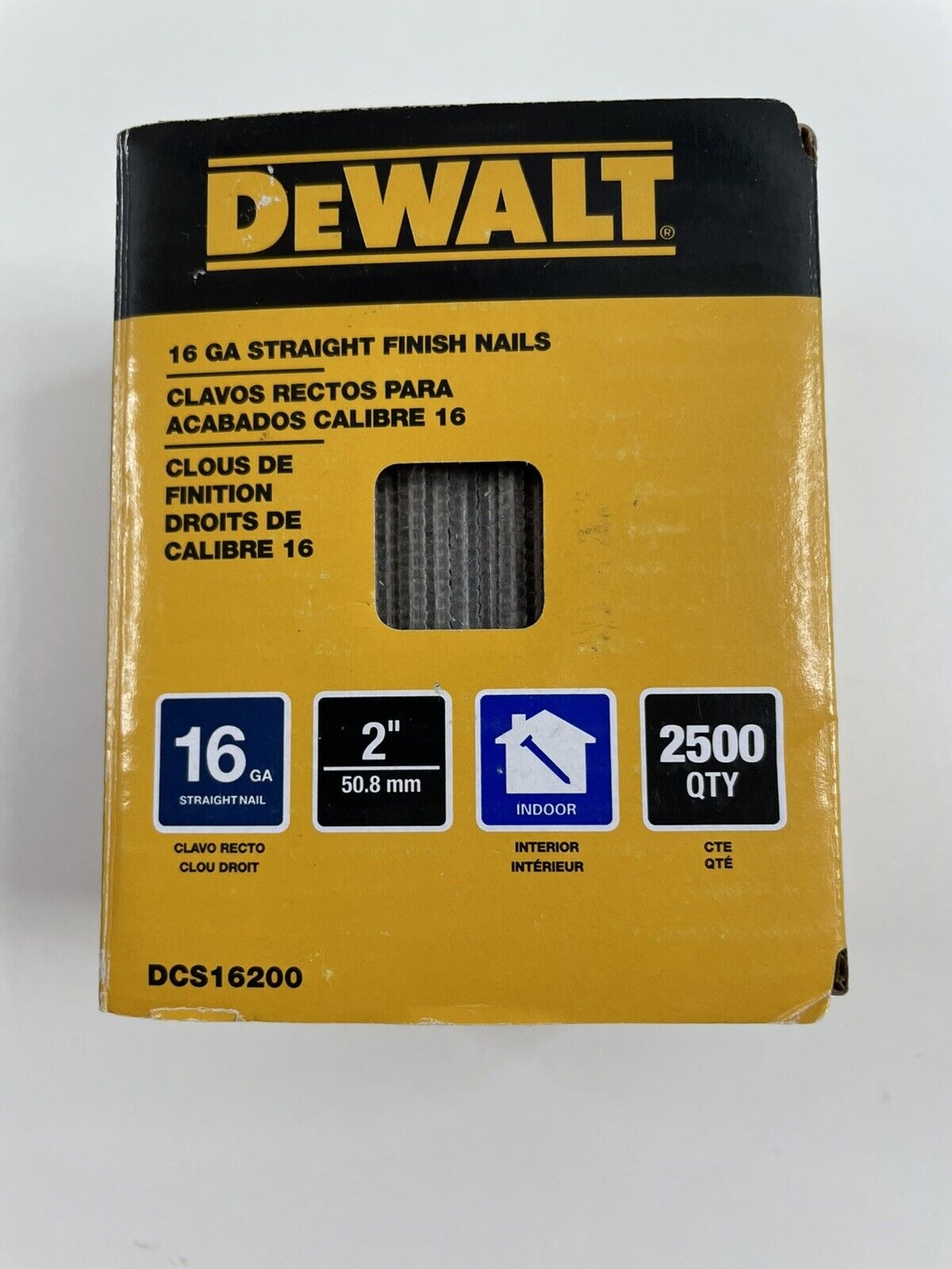 nails for dewalt finish nailer