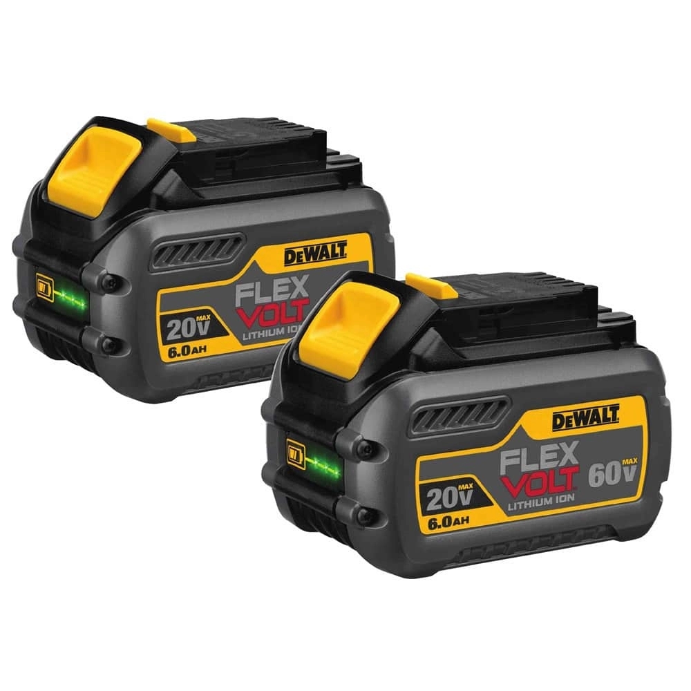 Dewalt FLEXVOLT 20V 60V MAX 6 0 AH Battery Dual Pack Runnings