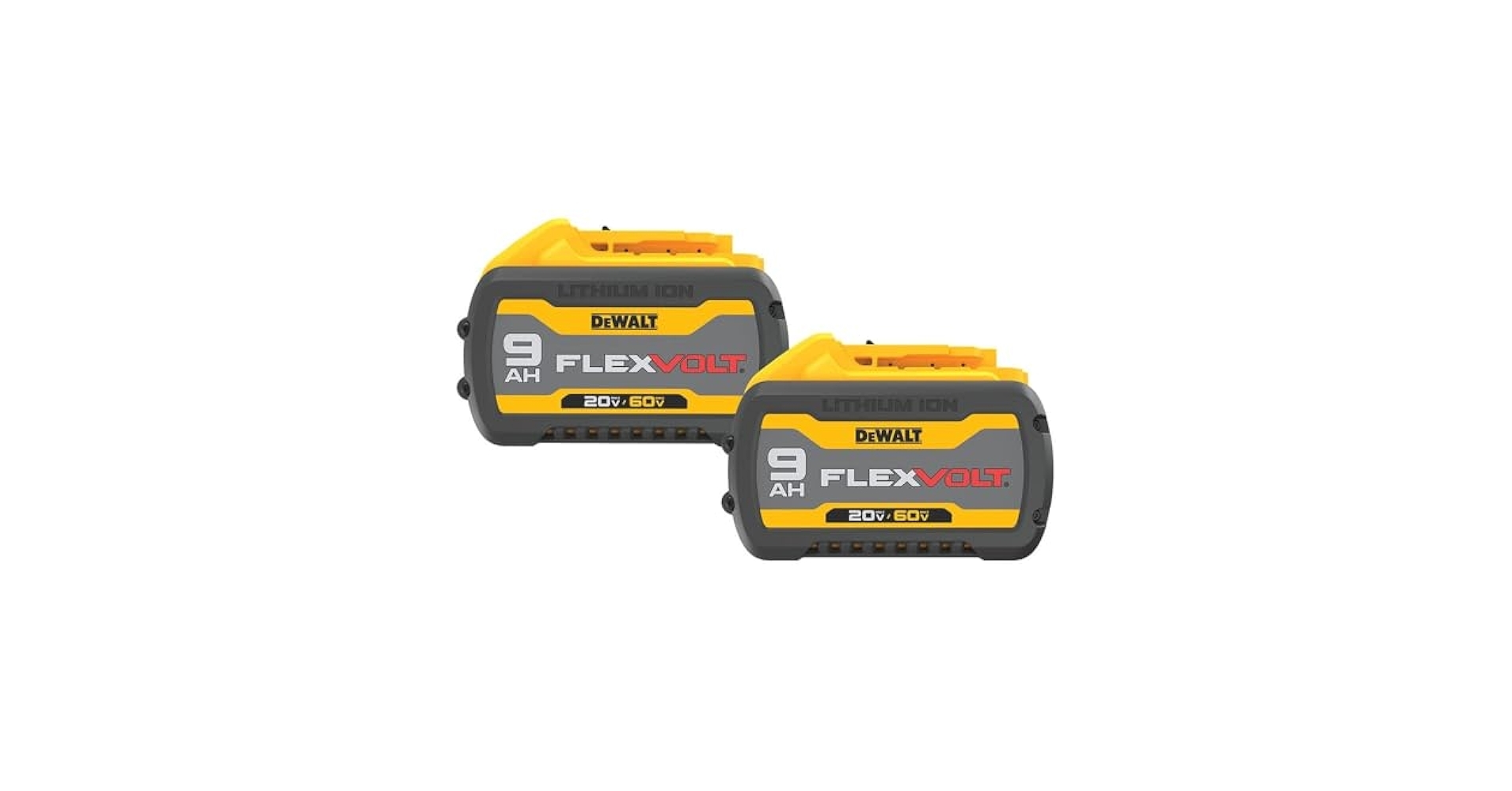 DEWALT FLEXVOLT 20V 60V MAX Batteries 9 0 Ah 2 Pack DCB609 2 Amazon