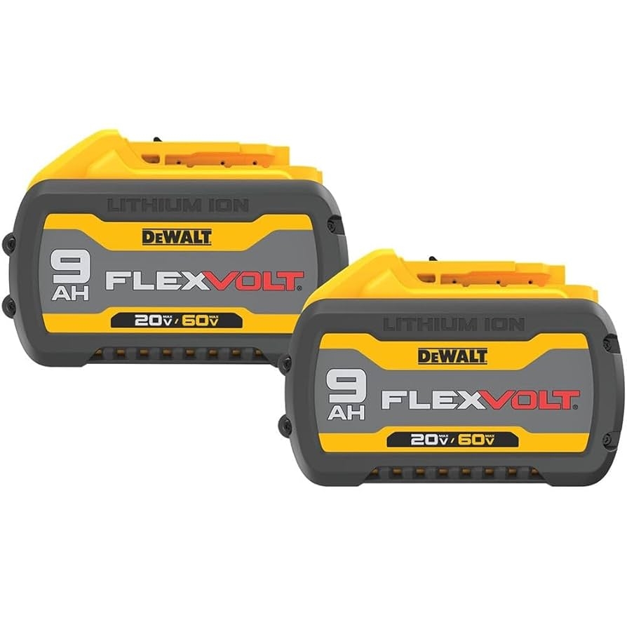 DEWALT FLEXVOLT 20V 60V MAX Batteries 9 0 Ah 2 Pack DCB609 2 Amazon