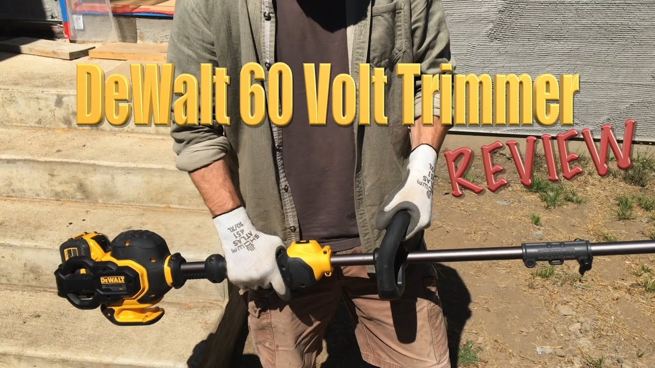 DeWalt Flexvolt 60V Cordless String Trimmer DCST970 YouTube