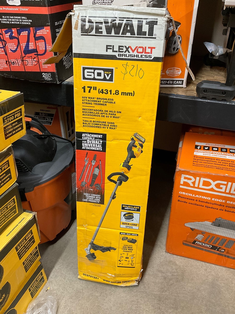 DEWALT FLEXVOLT 60V MAX 17 In Attachment Capable Trimmer Kit Columbus Liquidation