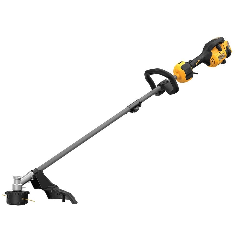 DEWALT FLEXVOLT 60V MAX 17 In Cordless Battery Powered Attachment Capable Trimmer Tool Only DCST972B The Home Depot
