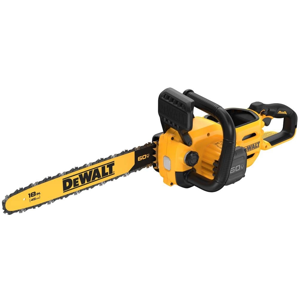 DEWALT FLEXVOLT 60V MAX 18in Brushless Cordless Battery Powered Chainsaw Tool Only DCCS672B The Home Depot