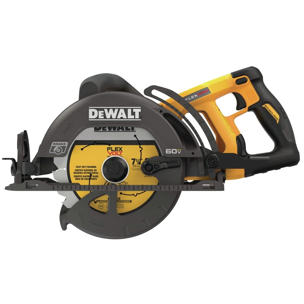 DEWALT FLEXVOLT 60V MAX Circular Saw For Framing 7 1 4 Inch Tool Only DCS577B Amazon