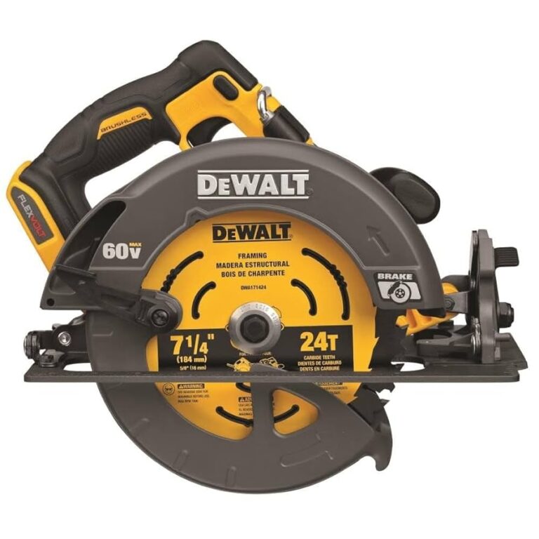 DEWALT FLEXVOLT 60V MAX Circular Saw With Brake 7 1 4 Inch Tool Only DCS578B Amazon